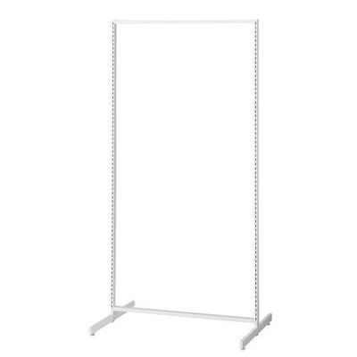 店舗用品システム什器SF中央両面タイプW90×H180cmホワイト選べる8タイプオープンタイプの商品画像