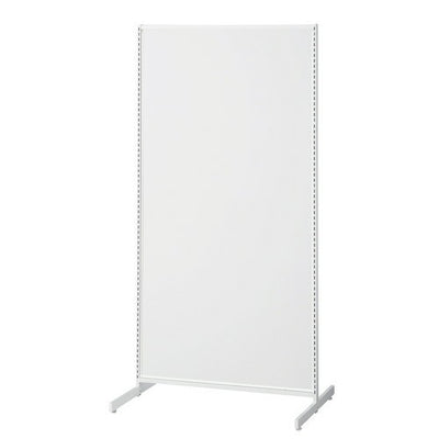 店舗用品システム什器SF中央両面タイプW90×H180cmホワイト選べる8タイプホワイトパネル付きの商品画像