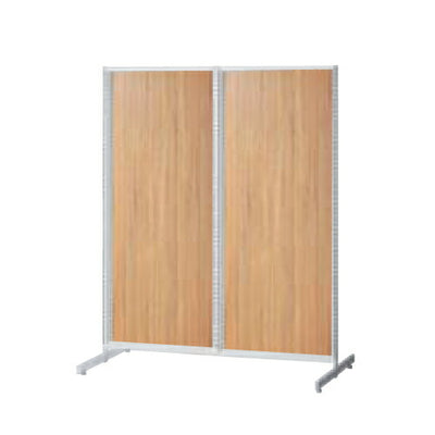 店舗用品システム什器SF中央両面タイプW120×H135cmホワイト選べる8タイプラスティック柄パネル付きの商品画像