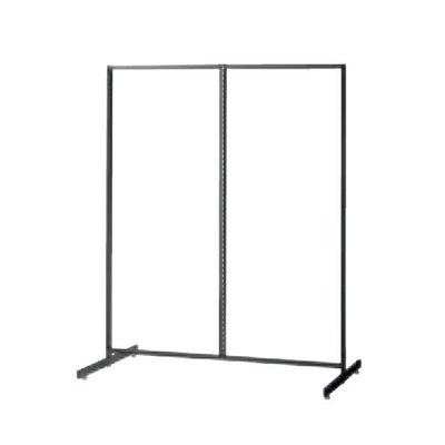 店舗用品システム什器SF中央両面タイプW120×H135cmブラック選べる8タイプオープンタイプの商品画像