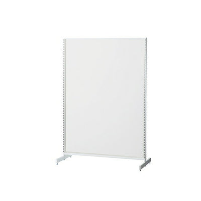 店舗用品システム什器SF中央両面スリムタイプW90×H135cmホワイト選べる8タイプホワイトパネル付きの商品画像