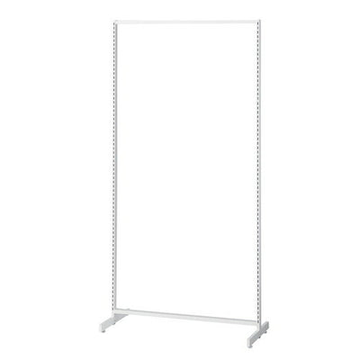 店舗用品システム什器SF中央両面スリムタイプW90×H180cmホワイト選べる8タイプオープンタイプの商品画像