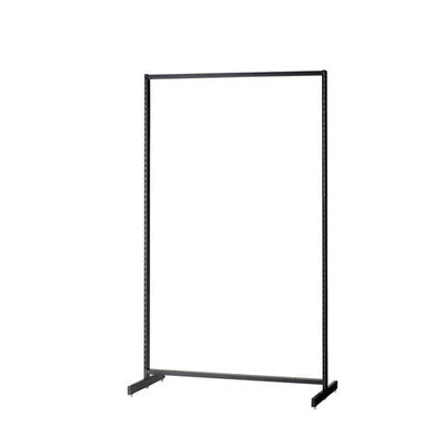 店舗用品システム什器SF中央両面スリムタイプW90×H150cmブラック選べる8タイプオープンタイプの商品画像