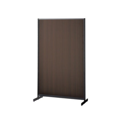 店舗用品システム什器SF中央両面スリムタイプW90×H150cmブラック選べる8タイプダークブラウンパネル付きの商品画像