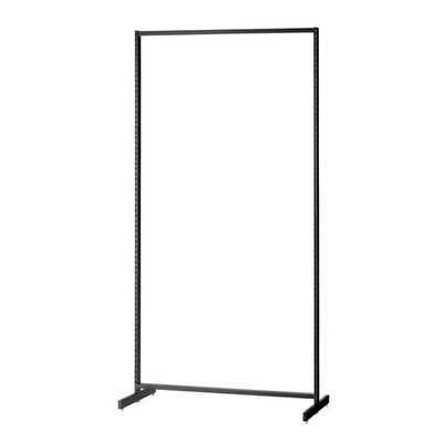 店舗用品システム什器SF中央両面スリムタイプW90×H180cmブラックオープンタイプの商品画像