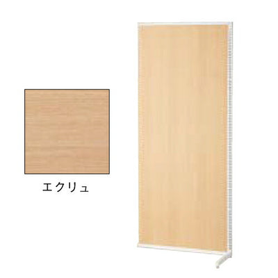 店舗用品システム什器SF90壁面タイプ連結タイプホワイトエクリュパネル付きの商品画像