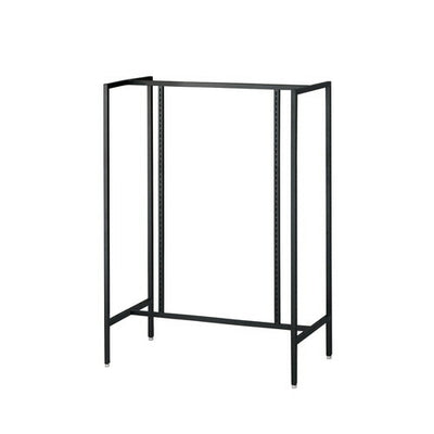 店舗用品システム什器UR90中央両面タイプブラックオープンタイプの商品画像