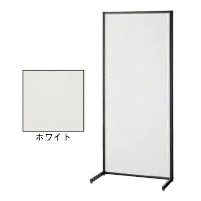 店舗用品システム什器SF90壁面タイプ本体ブラックホワイトパネル付きの商品画像