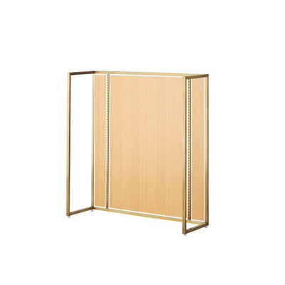 店舗用品システム什器UR中央片面タイプW120×H135cm本体アンティークゴールド選べる4タイプエクリュパネル付きの商品画像