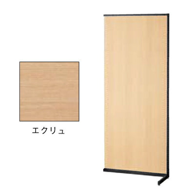 店舗用品システム什器SF90壁面タイプ連結タイプブラックエクリュパネル付きの商品画像