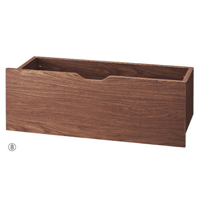 店舗用品システム什器木製収納トロッコW90cm用ラスティック柄の商品画像