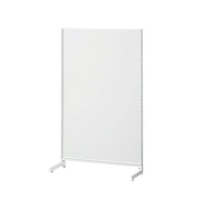 店舗用品システム什器SF90中央片面タイプH150cmホワイトホワイトパネル付きの商品画像