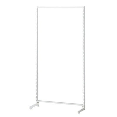 店舗用品システム什器SF中央片面タイプW90×H180cmホワイト選べる8タイプオープンタイプの商品画像