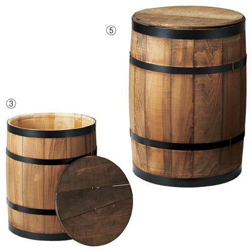 店舗用品店舗什器ディスプレイドラムウッドドラム特大の商品画像