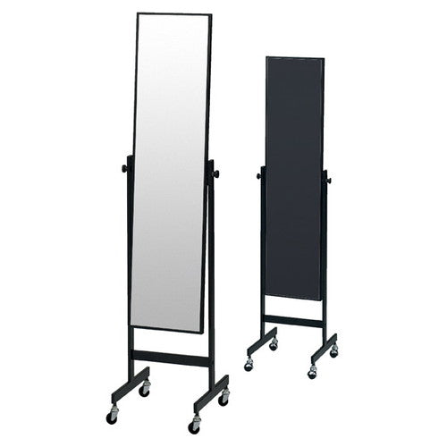 店舗用品店舗什器ローコストスチールミラー(鏡厚5mm)ブラックの商品画像