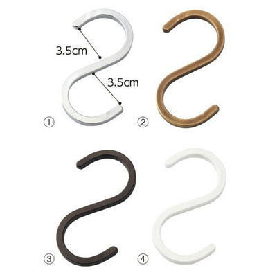 店舗用品ディスプレイ用品スチール製ディスプレイ用フックスクエアタイプブラックの商品画像