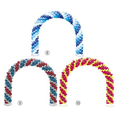 店舗用品販促用品バルーンアーチセットトリコロールの商品画像