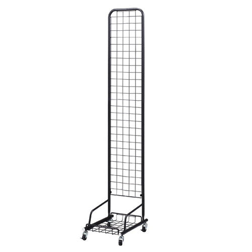 店舗用品店舗什器スキマ型ワゴンW30cm黒の商品画像