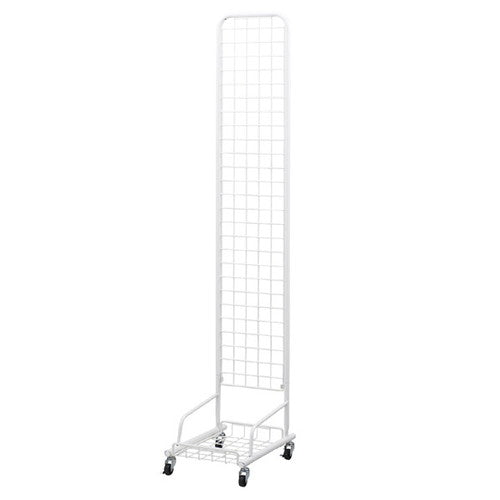 店舗用品店舗什器スキマ型ワゴンW30cm白の商品画像
