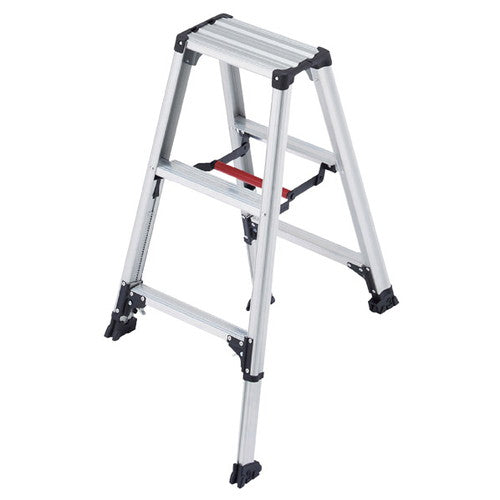 店舗用品店舗運営用品軽量専用脚立脚軽伸縮タイプ5段の商品画像