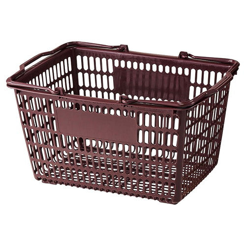 店舗用品店舗運営用品買い物かごSL-8(28リットル)マロンの商品画像
