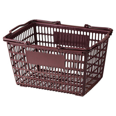 店舗用品店舗運営用品買い物かごSL-8(28リットル)マロンの商品画像