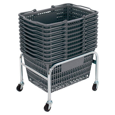 店舗用品店舗運営用品買い物かごSL-8(28リットル)SL-8用カゴ置き台の商品画像