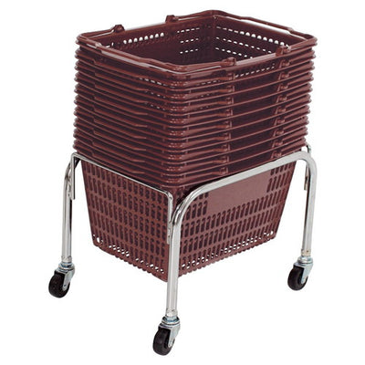 店舗用品店舗運営用品買い物カゴSL-7(18リットル)SL-7用カゴ置き台の商品画像
