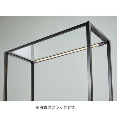 店舗用品シリーズ什器LED棚下照明SSコネクタータイプ斜めタイプホワイト90cm用昼光色の商品画像