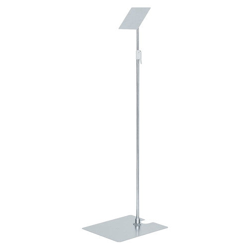 店舗用品サイン・掲示用品パネル貼り付けスタンド大シルバーの商品画像