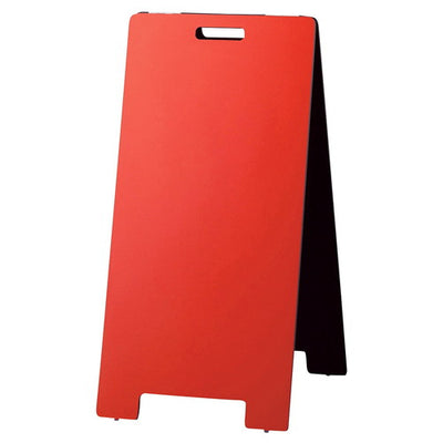 店舗用品サイン・掲示用品スマートA面黒板(両面仕様)小レッドの商品画像