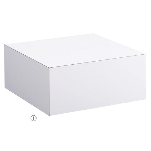 店舗用品店舗什器木製ステージW45cmホワイトの商品画像