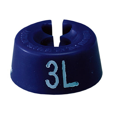 店舗用品ディスプレイ用品サイズチップ3L紺の商品画像