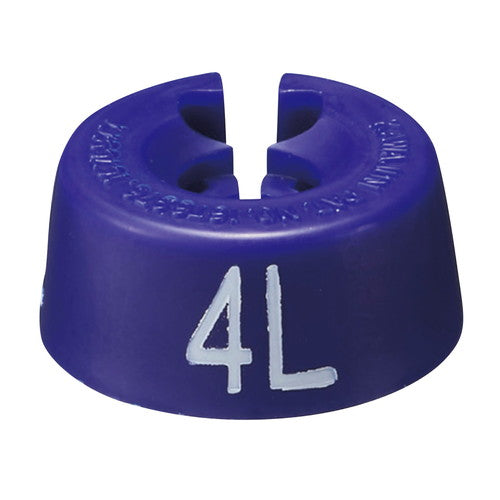 店舗用品ディスプレイ用品サイズチップ4L紺の商品画像