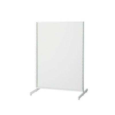店舗用品システム什器SF中央両面セミスリムタイプW90×H135cmホワイト選べる8タイプホワイトパネル付きの商品画像