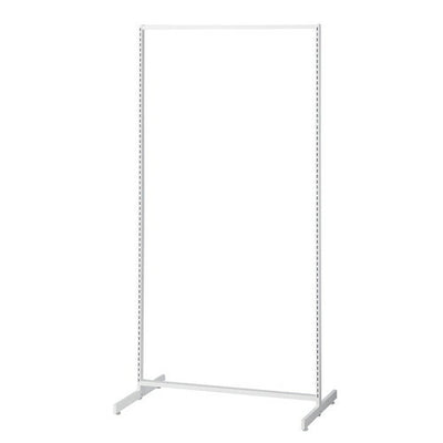 店舗用品システム什器SF中央両面セミスリムタイプW90×H180cmホワイト選べる8タイプオープンタイプの商品画像