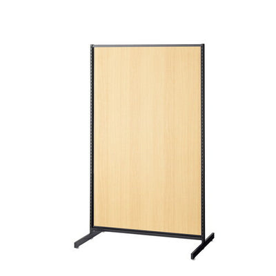 店舗用品システム什器SF中央両面セミスリムタイプW90×H150cmブラック選べる8タイプエクリュパネル付きの商品画像