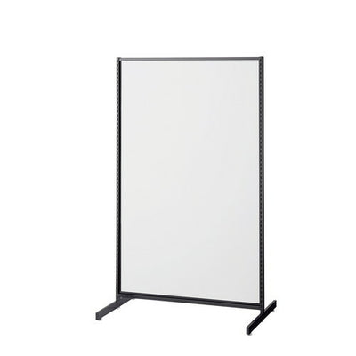 店舗用品システム什器SF中央両面セミスリムタイプW90×H150cmブラック選べる8タイプホワイトパネル付きの商品画像