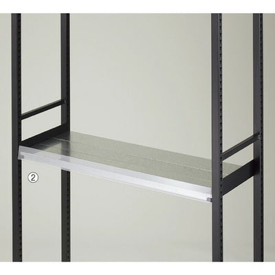 店舗用品シリーズ什器ガルバ・木棚用プライスレールW90cm用の商品画像