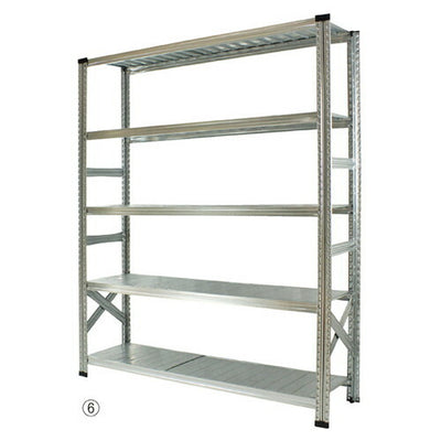 店舗用品シリーズ什器メタルシステム(本体)W188cmH92cm3段の商品画像