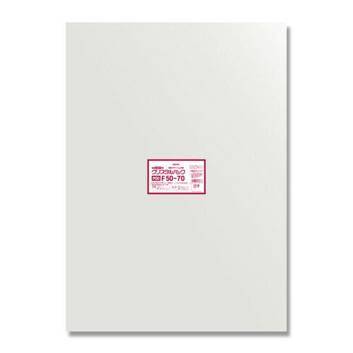 店舗用品ラッピング用品透明袋フレームシール50×70cmの商品画像