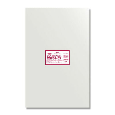 店舗用品ラッピング用品透明袋フレームシール34×53cmの商品画像