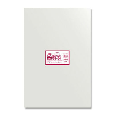 店舗用品ラッピング用品透明袋フレームシール36×54cmの商品画像