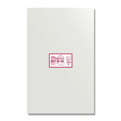 店舗用品ラッピング用品透明袋フレームシール38×60cmの商品画像