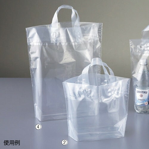 店舗用品ラッピング用品ポリチャームバッグ50枚25×32×底マチ6cmの商品画像