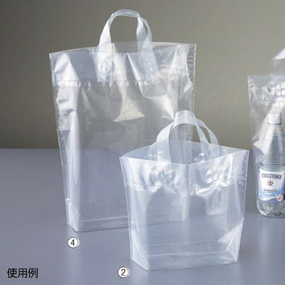 店舗用品ラッピング用品ポリチャームバッグ50枚35×38×底マチ12cmの商品画像