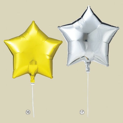 店舗用品販促用品アイブレックスバルーンスターメタリックシルバー【5個】の商品画像