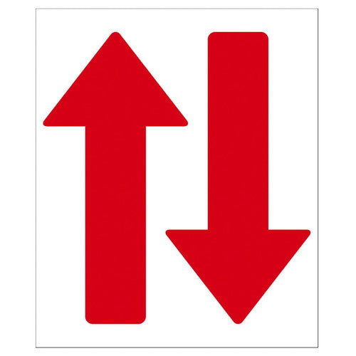 店舗用品店舗運営用品フロア誘導サインステッカー矢印の商品画像