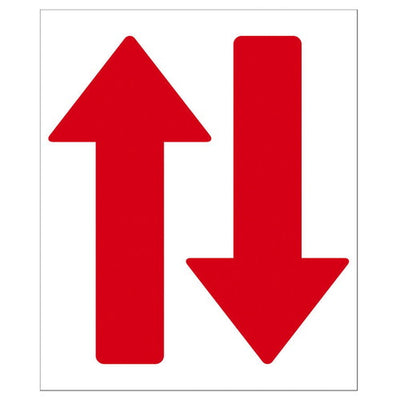 店舗用品店舗運営用品フロア誘導サインステッカー矢印の商品画像