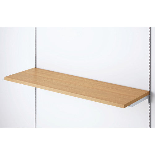 店舗用品システム什器木棚W90×D40cmクロームブラケットセットラスティック柄の商品画像